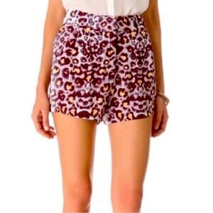 NWT Mara Hoffman animal print purple leopard print size 2